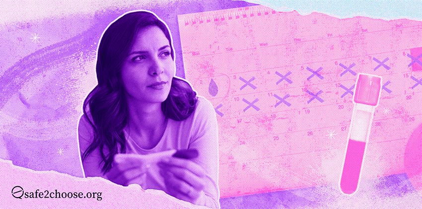 Mulher pensativa segurando um teste de gravidez, simbolizando atraso menstrual e deteccao precoce da gravidez.